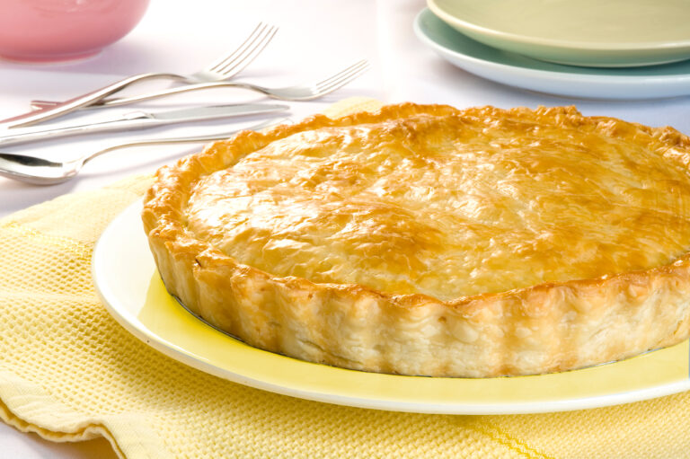 Torta de Palmito com Manteiga e Creme de Leite Bom Destino